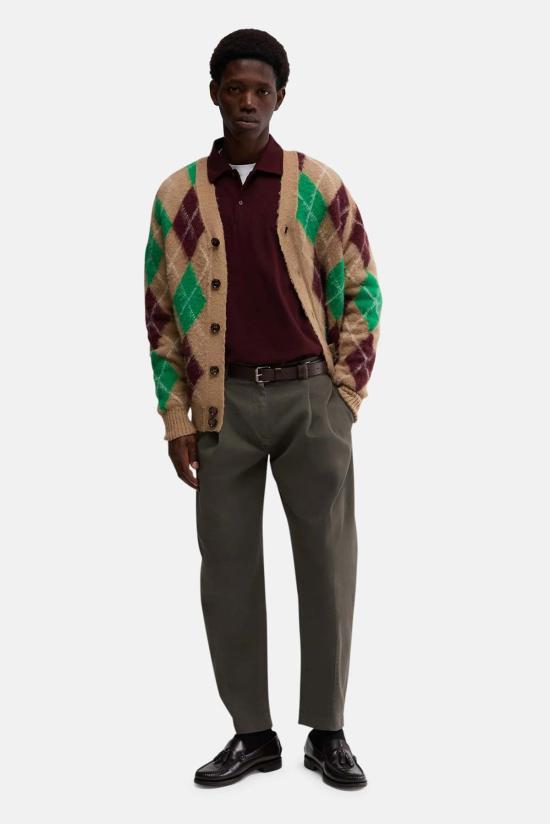  아스페시 폴로 티셔츠 Aspesi Luigi 긴팔 저지 폴로 - ASPESI