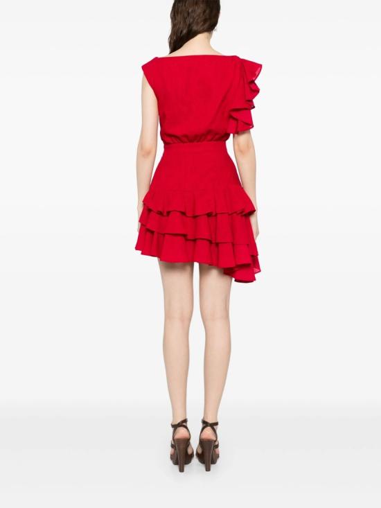  사이드 코베이시 롱 원피스 리넨 숏 드레스 - SAIID KOBEISY