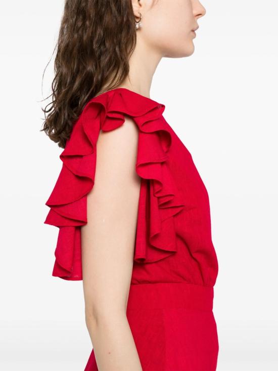  사이드 코베이시 롱 원피스 리넨 숏 드레스 - SAIID KOBEISY