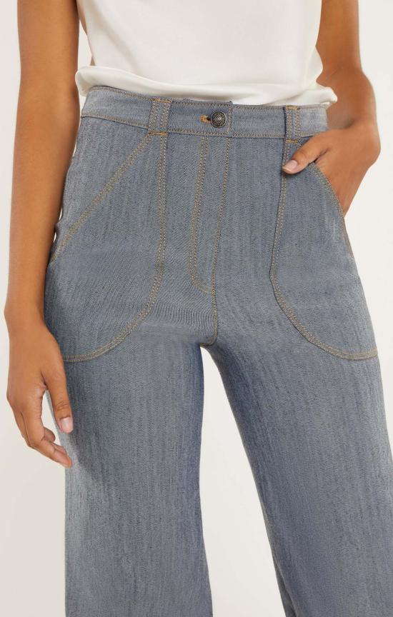  샹크 아 세트 데님 팬츠 싱크 아 셉 파코 팬츠 팬츠 - CINQ A SEPT