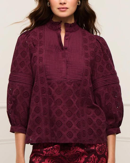  피그 블라우스 피게 에밀리아 탑 멀베리