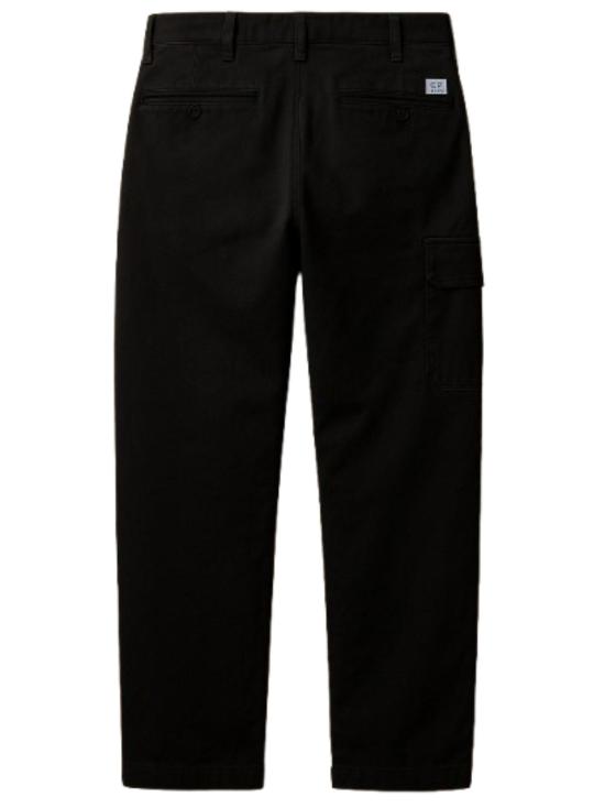 25FW 씨피 컴퍼니 스트레이트 팬츠 19CMPA213A110458G 999 BLACK - C.P. COMPANY