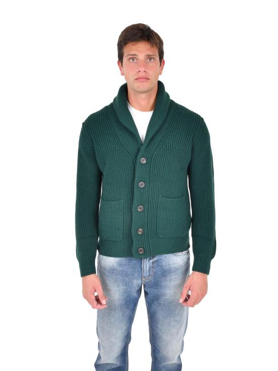 25FW 드루모어 가디건 D5M419PNL 489 GREEN - DRUMOHR