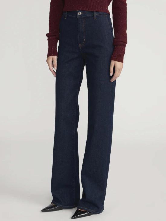  프레임 데님 팬츠 스트레이트 팬츠 린스 - FRAME