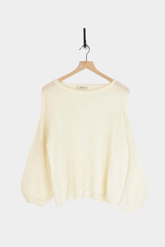  이치 앤티퀴트 터틀넥 이치 앤티퀴테스 페루 니트 부클 스웨터 화이트