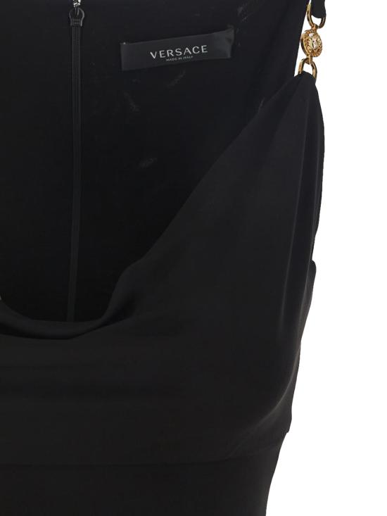  베르사체 미디 원피스 10087451A012531B000 BLACK - VERSACE