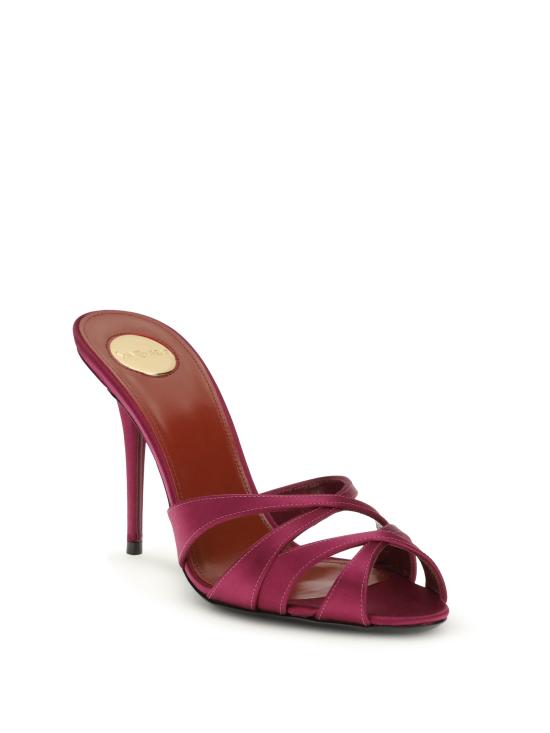 25FW 생로랑 샌들 8444179QN00 6151 BORDEAUX - SAINT LAURENT