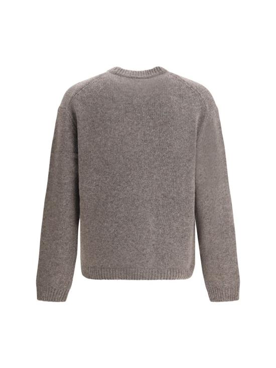 25FW 메종키츠네 드레스드 폭스 인타르시아 울 스웨터 PM00806KH0002 H170 GREY - MAISON KITSUNE