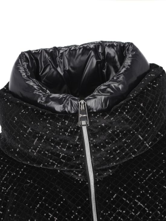 25FW 에르노 벨로아 크롭 다운 자켓  PI002161D127519300 AI25 Black - HERNO