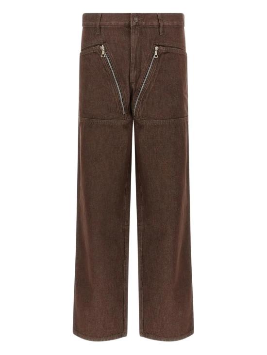 25FW 드리스 반 노튼 스트레이트 팬츠 0209412385703 703 BROWN