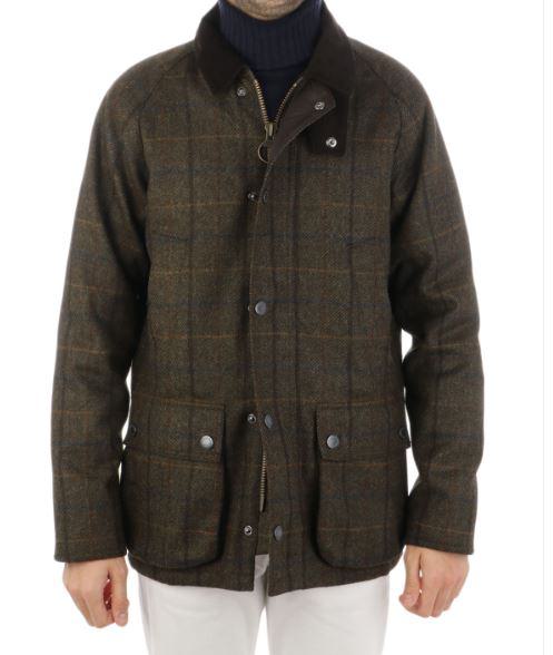 25FW 바버 비데일 체크 울 재킷  MW00288MW00L91 BROWN - BARBOUR