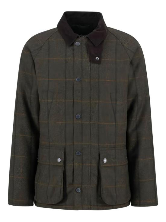 25FW 바버 비데일 체크 울 재킷  MW00288MW00L91 BROWN - BARBOUR