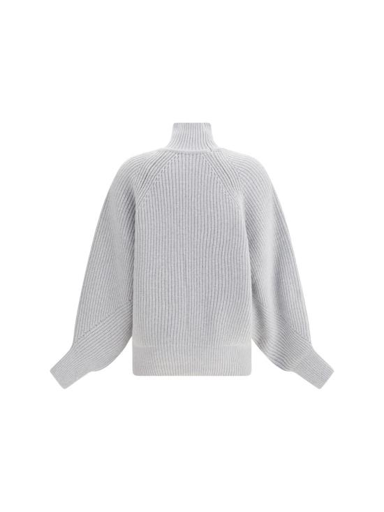 25FW 발망 터틀넥 FF0KG025KJ22 9UB GREY - BALMAIN