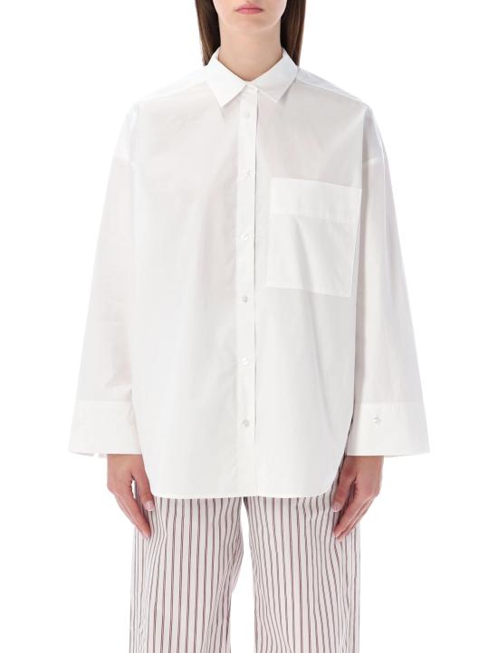 26SS 바이말렌비거 반팔 티셔츠 101931 090 Bianco - BY MALENE BIRGER