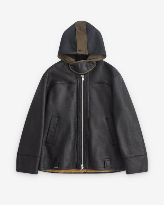  아워레가시 가죽 자켓 M4259BN NATURAL AVIATOR DOM