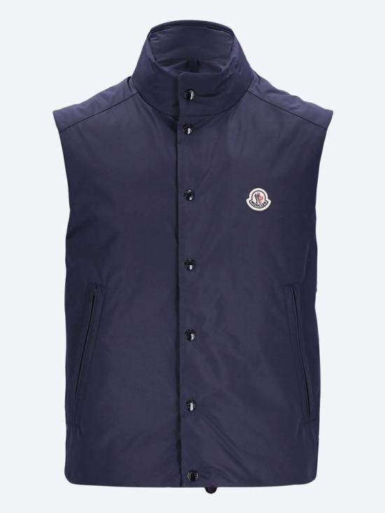 25FW 몽클레어 패딩 조끼 1A000055987674S BLUE DOM