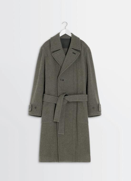  르메르 소트프 코트 CO1135 LF504 678 DARK KHAKI DOM
