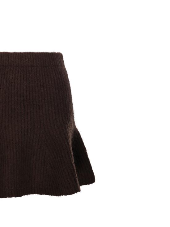 25FW 바이말렌비거 숏 스커트 102525 1K2 DARK MAHOGANY - BY MALENE BIRGER