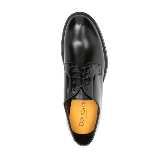 25FW 듀칼 레더 레이스업 슈즈 DU1385BRUXUF00 7NN00 BLACK - DOUCAL’S