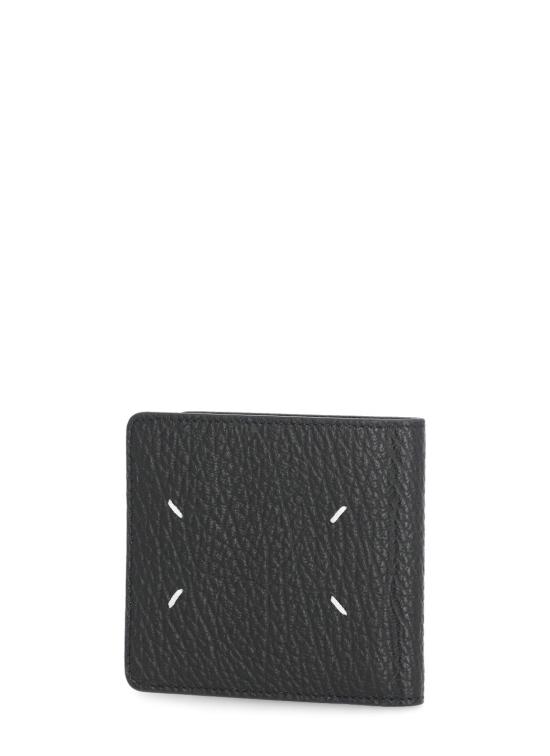 25FW 마르지엘라 4스티치 반지갑 SA1UI0016 P4455T8013 Black - MAISON MARGIELA