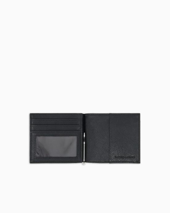 25FW 엠포리오 아르마니 남성지갑 Y4R502 Y138E 81072 Black - EMPORIO ARMANI