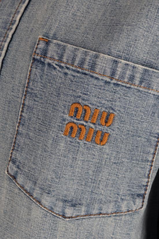 26SS 미우미우 셔츠 GWC13318JI F0076 Celeste - MIU MIU