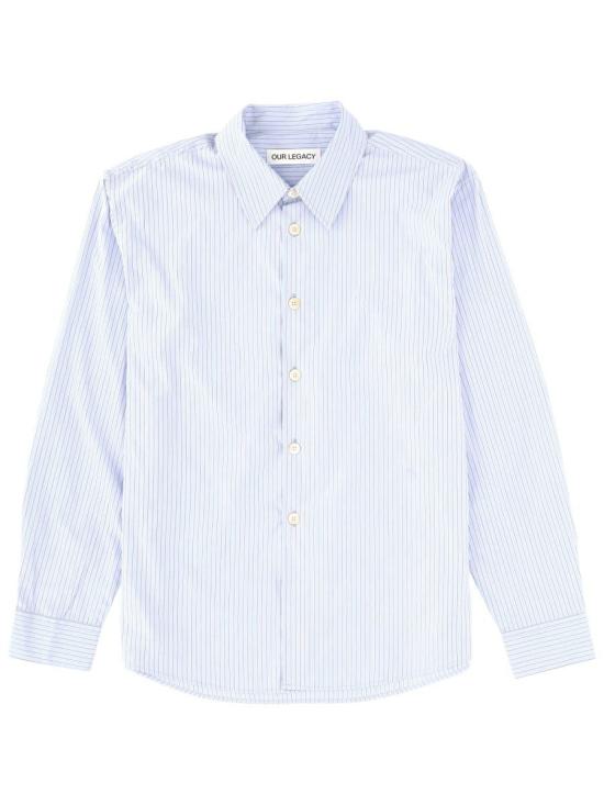 25FW 아워레가시 긴팔 셔츠 M4252BS TYPEWRITERSTRIPEPOPLIN BLUE