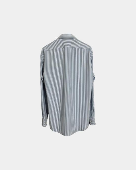 25FW 트라이아노 긴팔 셔츠 T15007317 163 Blue striped - TRAIANO