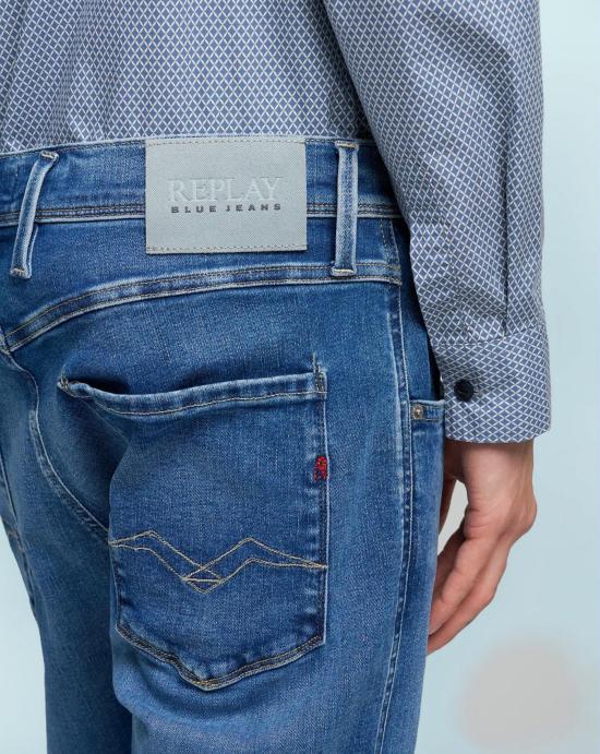  리플레이 데님 팬츠 M914Y032661990 009 Blue - REPLAY