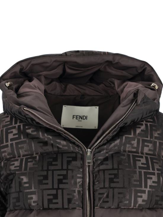 25FW 펜디 숏패딩 FAN225 AT91F1T6H BROWN - FENDI