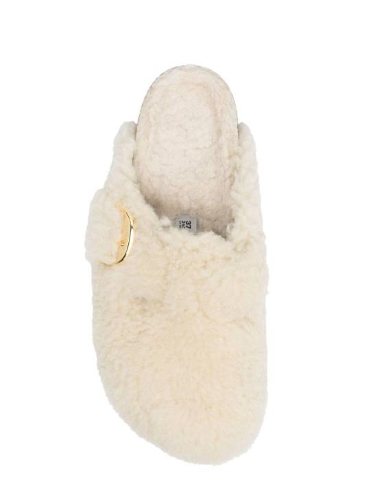 25FW 버켄스탁 BOSTON 보스톤 빅버클 테디 시어링 뮬 1025664 EGGSHELL Eggshell - BIRKENSTOCK