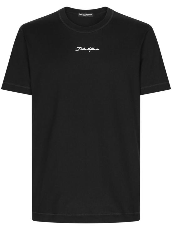 26SS 돌체앤가바나 반팔 티셔츠 G8RN8ZG7NUB N0000 Black