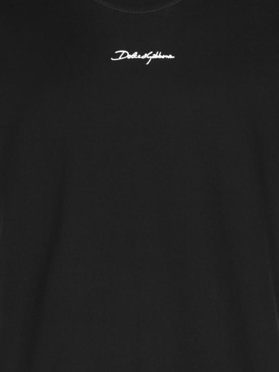 26SS 돌체앤가바나 반팔 티셔츠 G8RN8ZG7NUB N0000 Black - DOLCE & GABBANA
