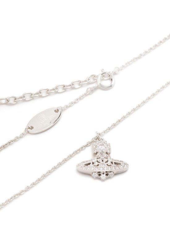 26SS 비비안웨스트우드 주얼리 6302038B 01P102 SM PLATINUM WHITE DOM - VIVIENNE WESTWOOD