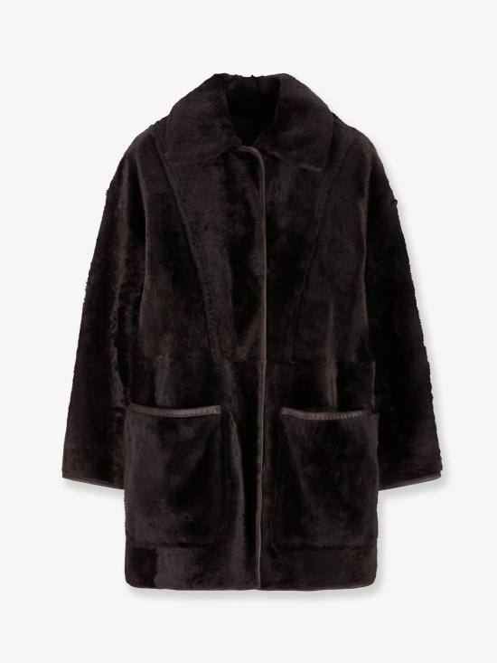  막스마라 코트 21416015 002 BROWN DOM