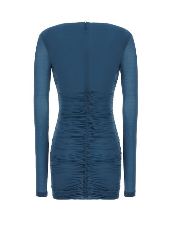  생로랑 미디 원피스 732870 Y5G893041 CANARD - SAINT LAURENT