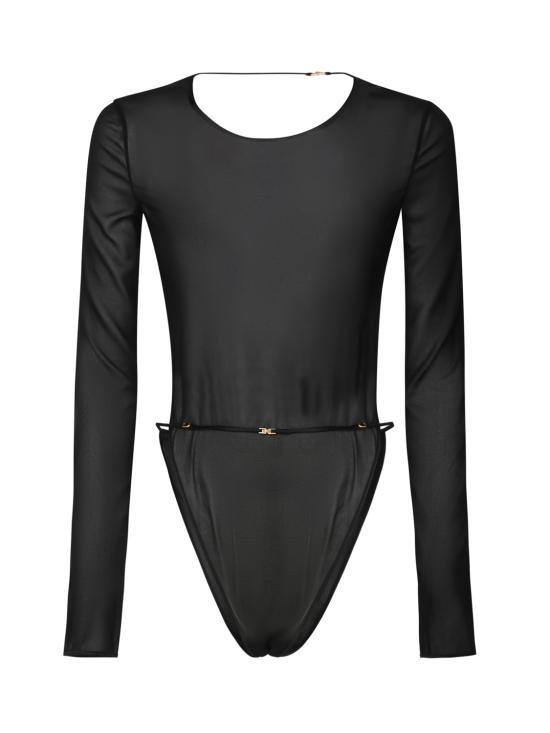  생로랑 바디수트 티셔츠 791344 Y37TE1000 Fum - SAINT LAURENT