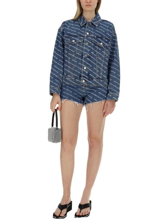 26SS 알렉산더 왕 숏팬츠 4DC1214897 460 DENIM - ALEXANDER WANG