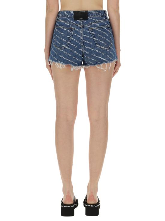 26SS 알렉산더 왕 숏팬츠 4DC1214897 460 DENIM - ALEXANDER WANG
