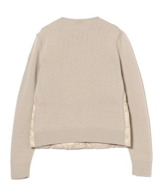 25FW 몽클레어 숏패딩 울 가디건 9B00026M1131200 WHITE DOM - MONCLER