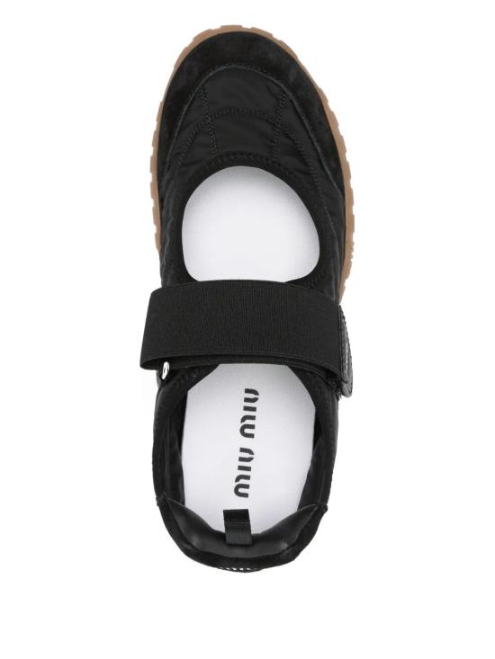 26SS 미우미우 플랫 슈즈 5F416EF005 D7C F0002 NERO - MIU MIU