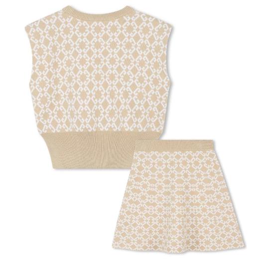 25FW [키즈] 지방시 캐주얼 세트 H31026 20P Beige - GIVENCHY