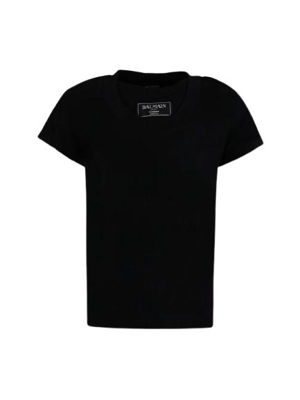 25FW [키즈] 발망 티셔츠 BX8A41 Z3277 930 Black