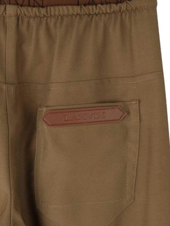 25FW [키즈] 랑방 팬츠 N30275 585 Brown - LANVIN