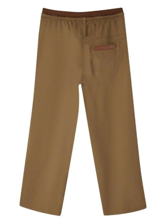 25FW [키즈] 랑방 팬츠 N30275 585 Brown - LANVIN