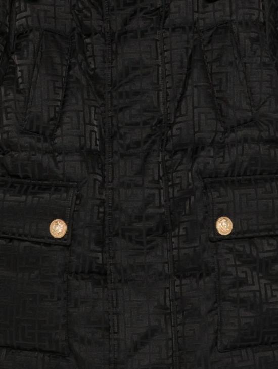 25FW 발망 패딩 BX2P50 B0092 930 Black - BALMAIN