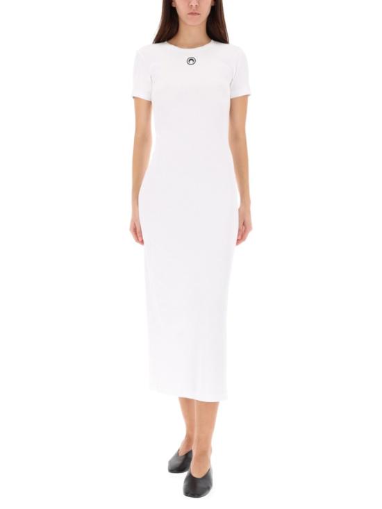25SS 마린세르 롱 원피스 WDR057A CJER0011WH10 White - MARINE SERRE