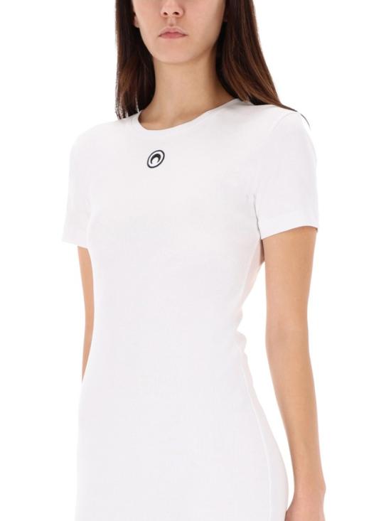 25SS 마린세르 롱 원피스 WDR057A CJER0011WH10 White - MARINE SERRE