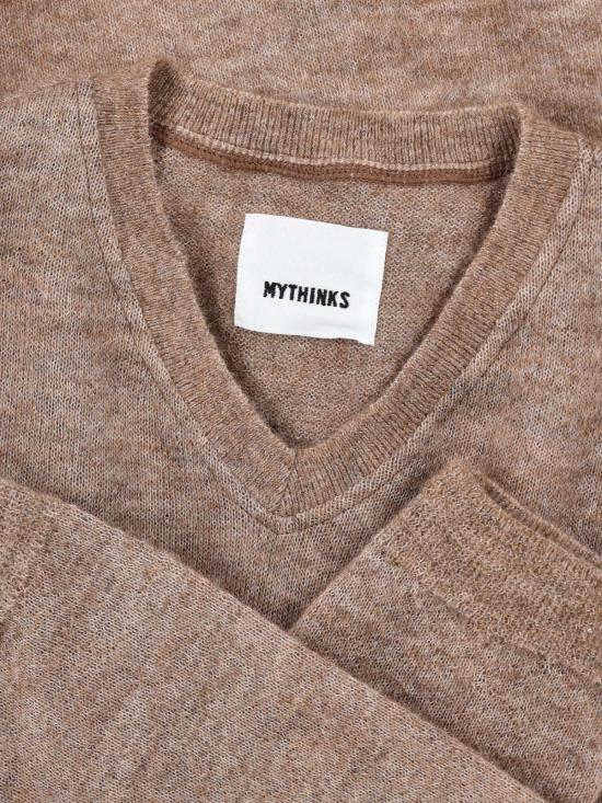 25FW 마이띵크스 스웨터 MY708 BEIGE Beige - MYTHINKS
