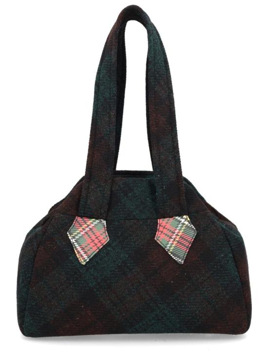 25FW 비비안웨스트우드 숄더백 4702000RWW018EK201 DARK CHECK DOM - VIVIENNE WESTWOOD